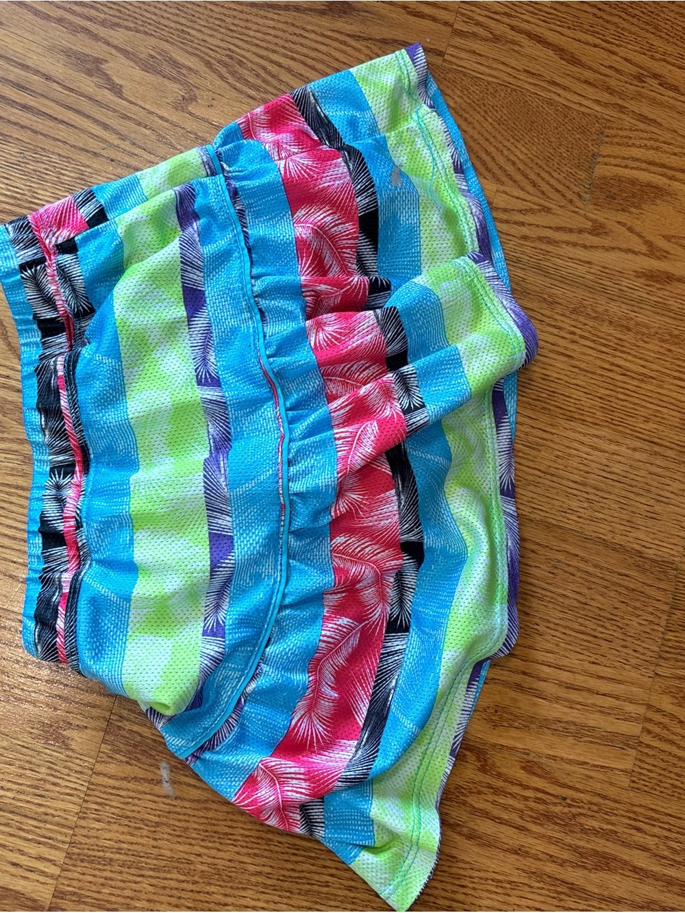 Puma skirt y2k colorful girls size 8 teal pink green